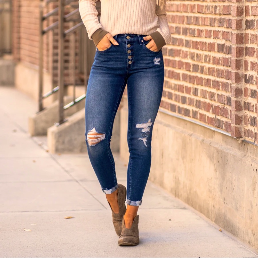 Button Fly KanCan Jeggings